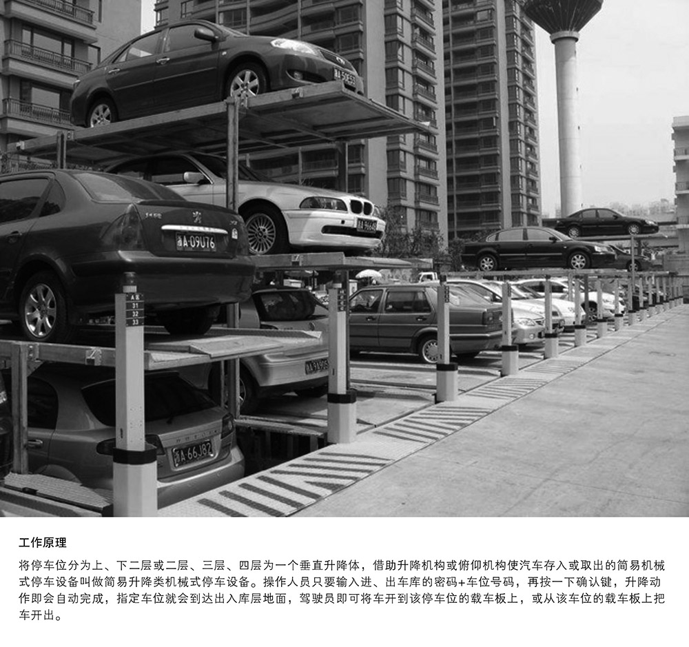 重慶PJS2D1正一負一地坑簡易升降立體車庫工作原理.jpg