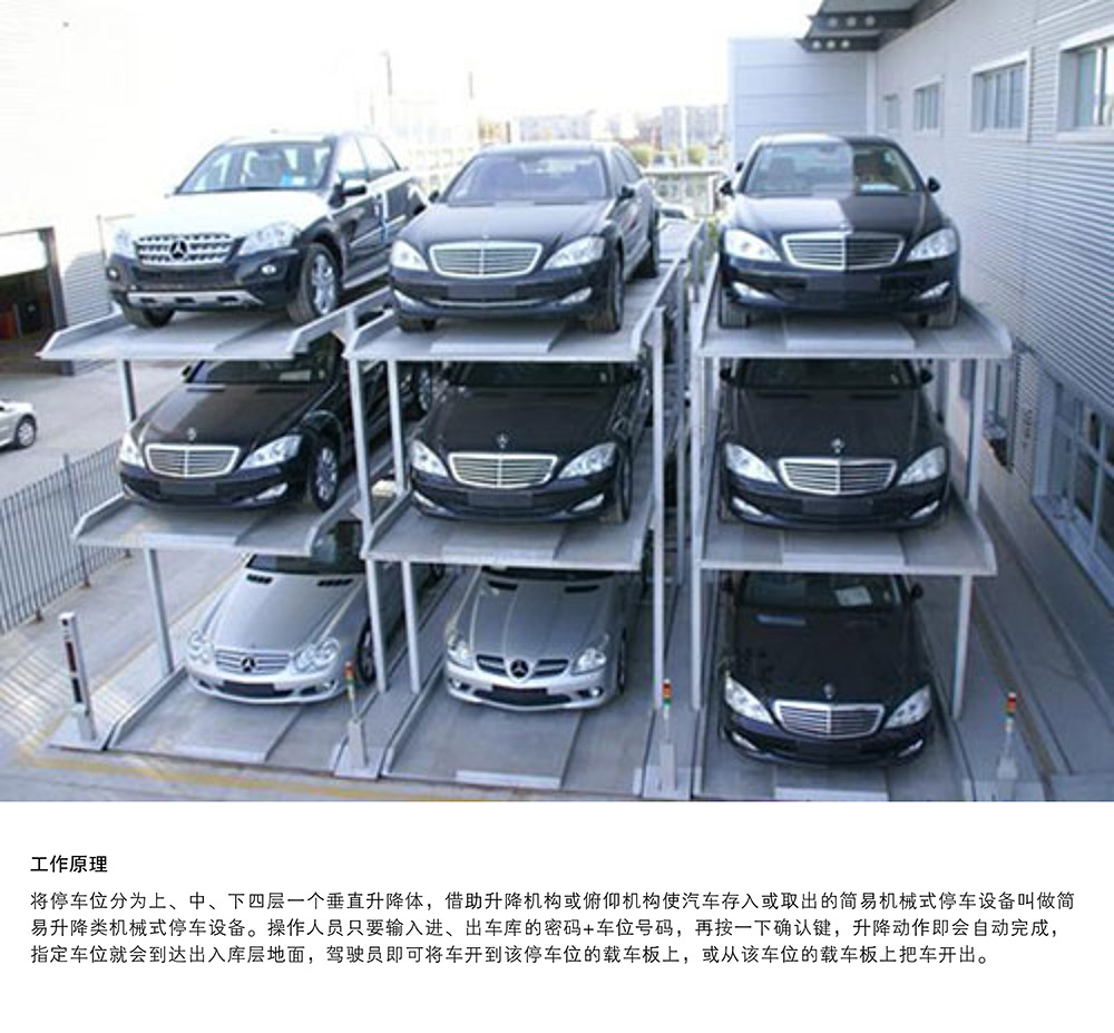 重慶PJS4D3四層地坑簡易升降立體車庫工作原理.jpg